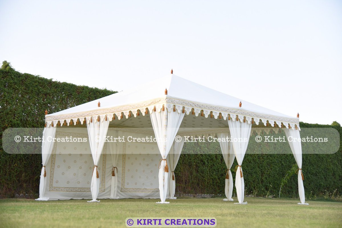 indiantent_com's tweet photo. We provide this tent with eye-catching design, color mixture of drapes and developer boundary. Building and taking apart is simple #indiantent #indiantents #indianwedding #india #mandapdecor #abudhabi #netherland #washington #losangeles #tentexport visit https://t.co/GkwadsxHb4 https://t.co/Vse0aFaQ7F
