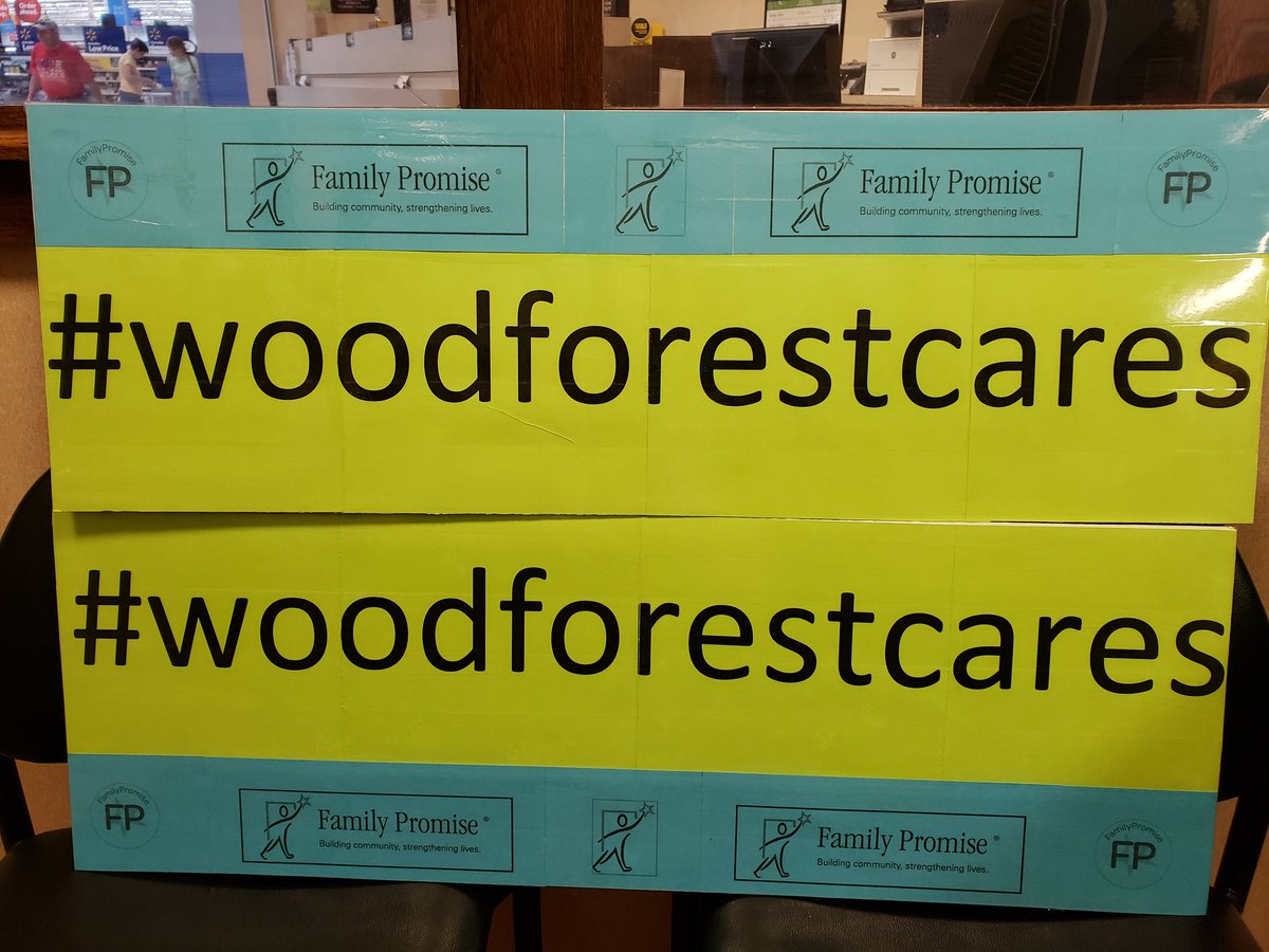 Got our signs made for @FamilyPromiseNB BedRace tomorrow!  Looking forward to kicking it off with our pit party tonight!  Still time to donate at nbbedrace.com  #woodforestcares