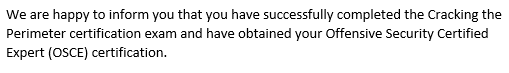 forgetinet's tweet photo. @offsectraining Thanks everyone at OffSec for creating the most challenging thing I've ever been through.  I told myself at hour 36 I would never do this again, but now all I want is more! https://t.co/ImBOODHhcx