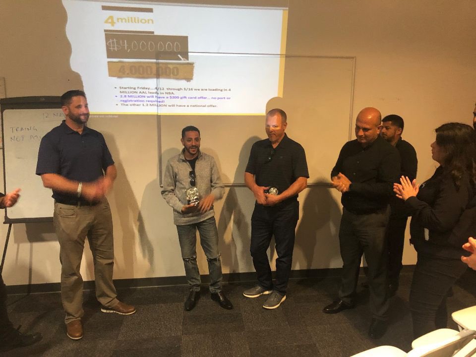 Arch SoCal May launch meeting. Recognizing Top sales rep for April 2019 not only in SoCal but entire nation .