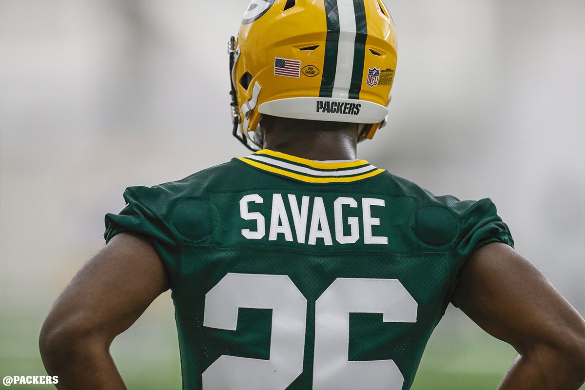 green bay packers savage jersey