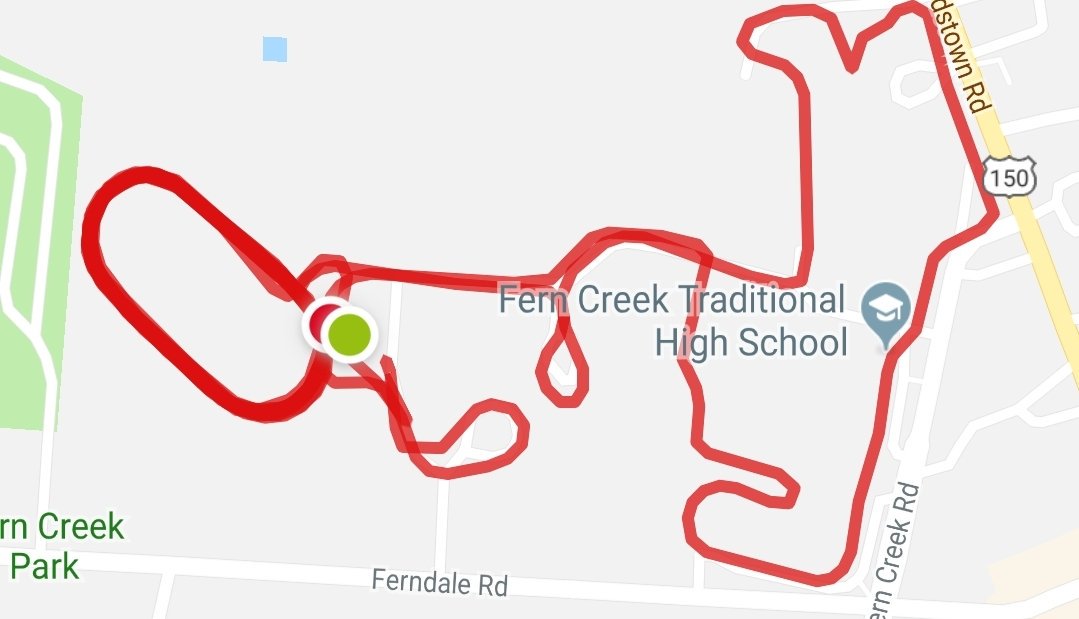 jdm1906's tweet photo. Combined 11.93 miles. Couldn't go deep into @TheParklands (Pope Lick) like I wanted, so I cruised the track/campus of @FernCreekHigh & @FernCreekElem_1. #healthiswealth N0W.... #LetsGetDerby πΊπΎπ€πΏπ΄ @laletrasiente https://t.co/VNoWmBwnVi