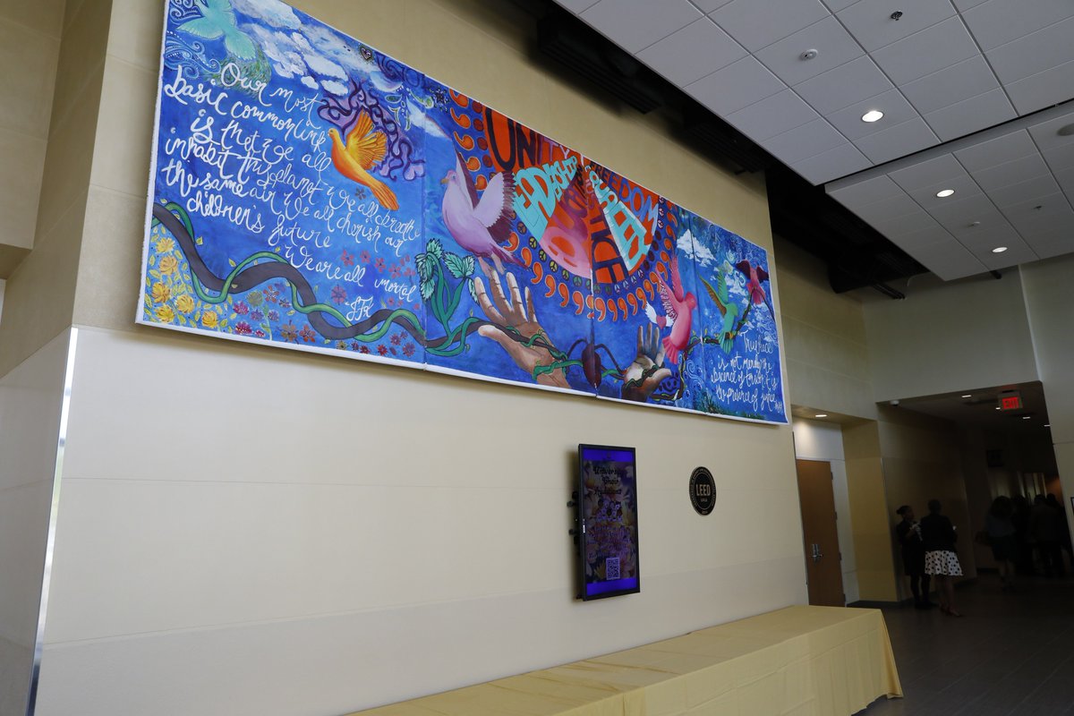 Unity Mural, developed by BSU and UMD arts students and faculty