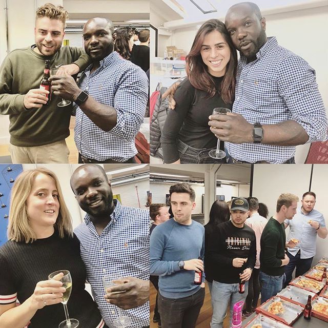 CamdenGateway's tweet photo. When you work in a productive environment and with hard working people, play hard, really means HARD. 20+ #pizza finish and drinks were floating. Tanks all for an amassing Bank Holiday Friday 👏🏼 So much #fun and #awesomeness #bubbles #drink #pizza #wine  #skive@5 #london #ca… https://t.co/vRekTV2o52
