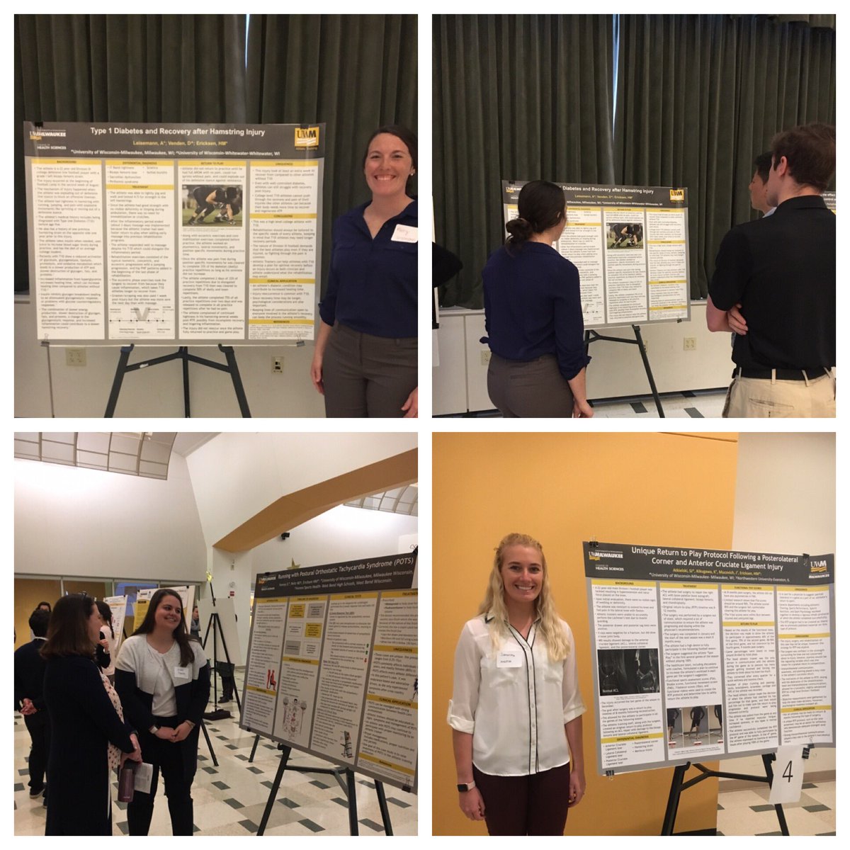 hayericksen_atc's tweet photo. We had a great day at the Health Research Symposium. Congrats to all our student presenters! @chsatuwm @UWM_MSAT @UWMPATS https://t.co/VDJ1mA0ICJ