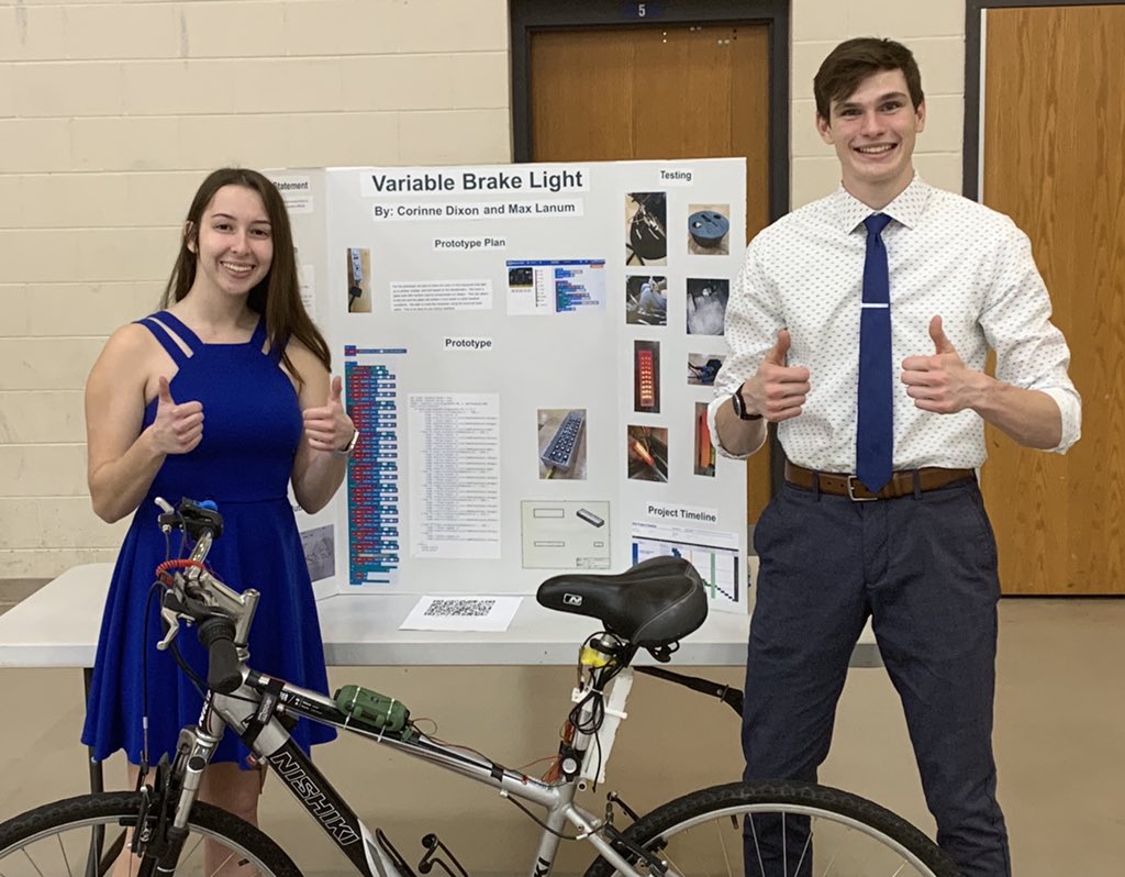 BradleyHS's tweet photo. Some amazing designs on display at the Engjneering Fair!!   Nice work Jags!! https://t.co/u3PwdFVCBA