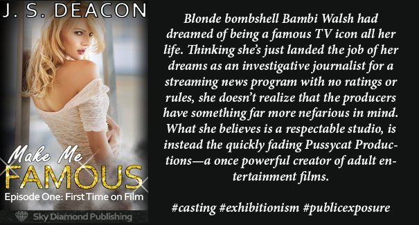 Just released Make Me Famous - Episode One: First Time on Film. It is now available on Amazon (free on<a href="/tag/erotica"class="tags"><span>#erotica</span></a><a href="/tag/publicsex"class="tags"><span>#publicsex</span></a><a href="/tag/exhibitionism"class="tags"><span>#exhibitionism</span></a><a href="/tag/lprtg"class="tags"><span>#lprtg</span></a><a href="/tag/ssrtg"class="tags"><span>#ssrtg</span></a>