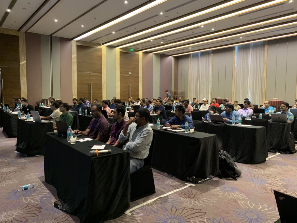 sandeshr's tweet image. Kicking off the Oracle ATP Roadshow at Bangalore #oracleatp #OracleDatabase #oracleautonomous #aioug @AIOUG @groundbreakers #thinkautonomous @aioug_bengaluru