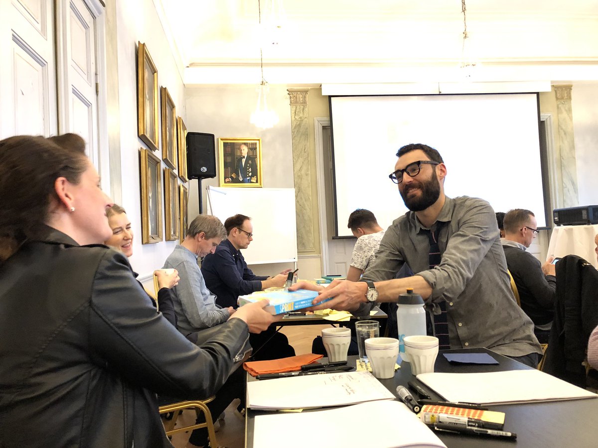 Still just a little bit #starstruck #designsprint <a href="/jakek/">Jake Knapp</a> #StockholmSyndrome Enormously useful method for getting s**t done ✅