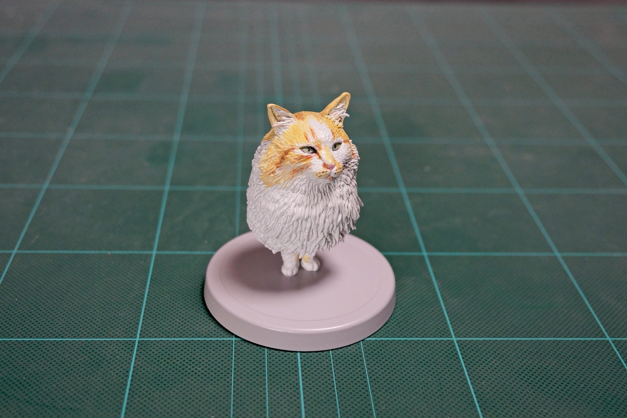めーちっさい 猫のフィギュアを作ってみました