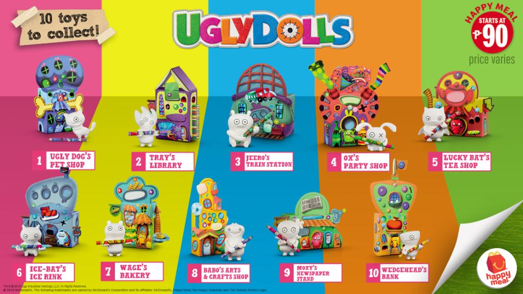 ugly dolls mcdonalds toys 2019