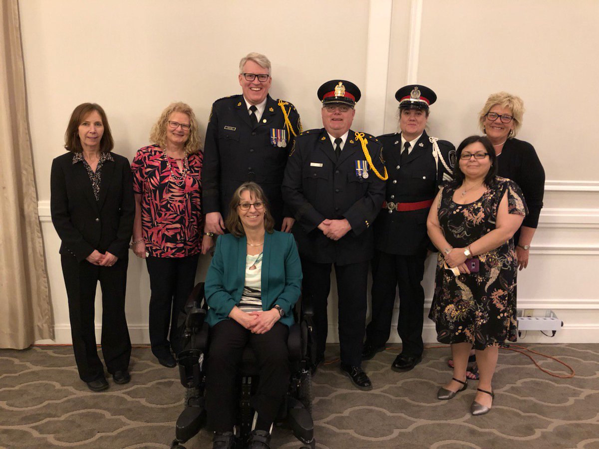 A proud night for @Chief_BLarkin and all WRPS celebrating the amazing careers of officers and civilian professionals at the 21st Annual <a href="/OWLECanada/">Ontario Women in Law Enforcement</a> Awards Banquet. Congratulations and thank you for your amazing contributions. #OWLE2019