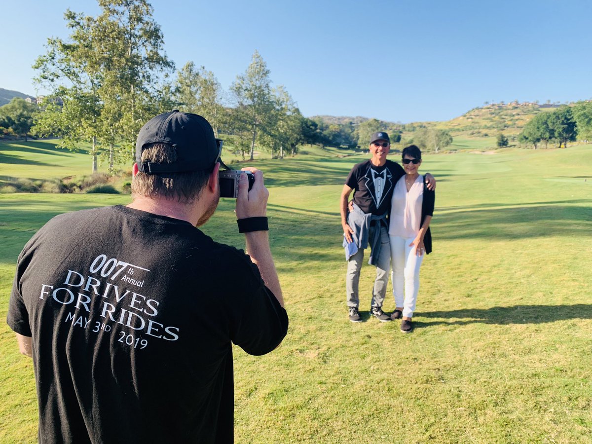 gapintelligence's tweet photo. Local celebrities, Richard & Diane Nares, co-founders of @ENFHope, at the 00-7th #Drives4Rides charity golf tournament at @MaderasGolf. https://t.co/8ulr90rYYR