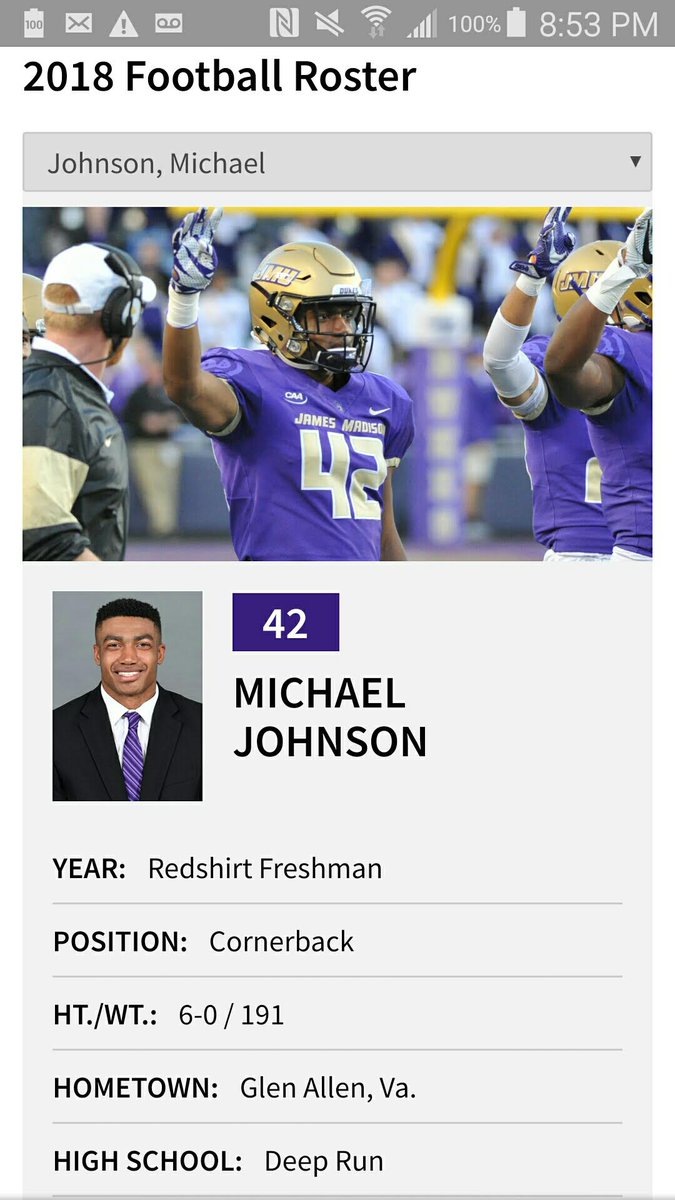 Digitalguy99's tweet image. Lets get the JMU VS VT GAME ON THE TABLE. My boys are ready to go head to head. JMU #42 Michael Johnson VS his brother VT Freshman LB Matthew Johnson.