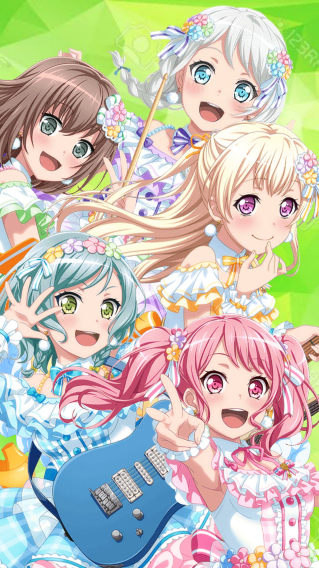 玉拾いのtomo 2 2 バンドリの壁紙5種作りました 簡単に Rt Amp いいねをしてからご自由に使ってください 衣装は各キャラの進級後のものです バンドリ バンドリーマーさんと繋がりたい パスパレ壁紙 ロゼリア壁紙 ハロハピ壁紙 T Co