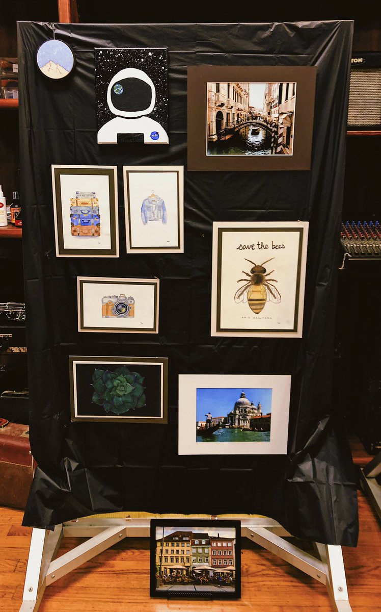 dchsart's tweet image. Come check out all the student artwork on Main St &amp;amp; at the Clement Railroad Hotel Museum this weekend! @DCcougarnation