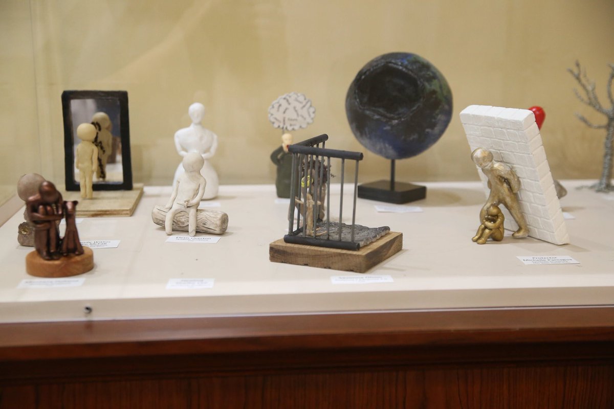 dchsart's tweet image. Come check out all the student artwork on Main St &amp;amp; at the Clement Railroad Hotel Museum this weekend! @DCcougarnation