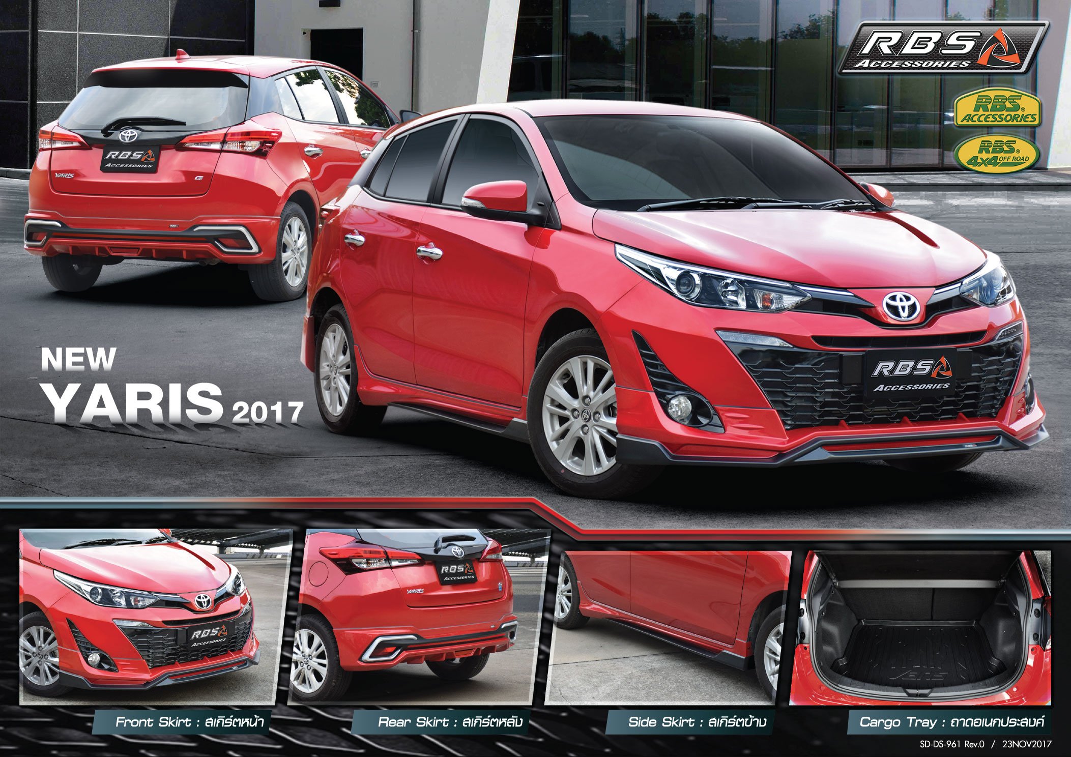 Yaris 2019 2024 body kit