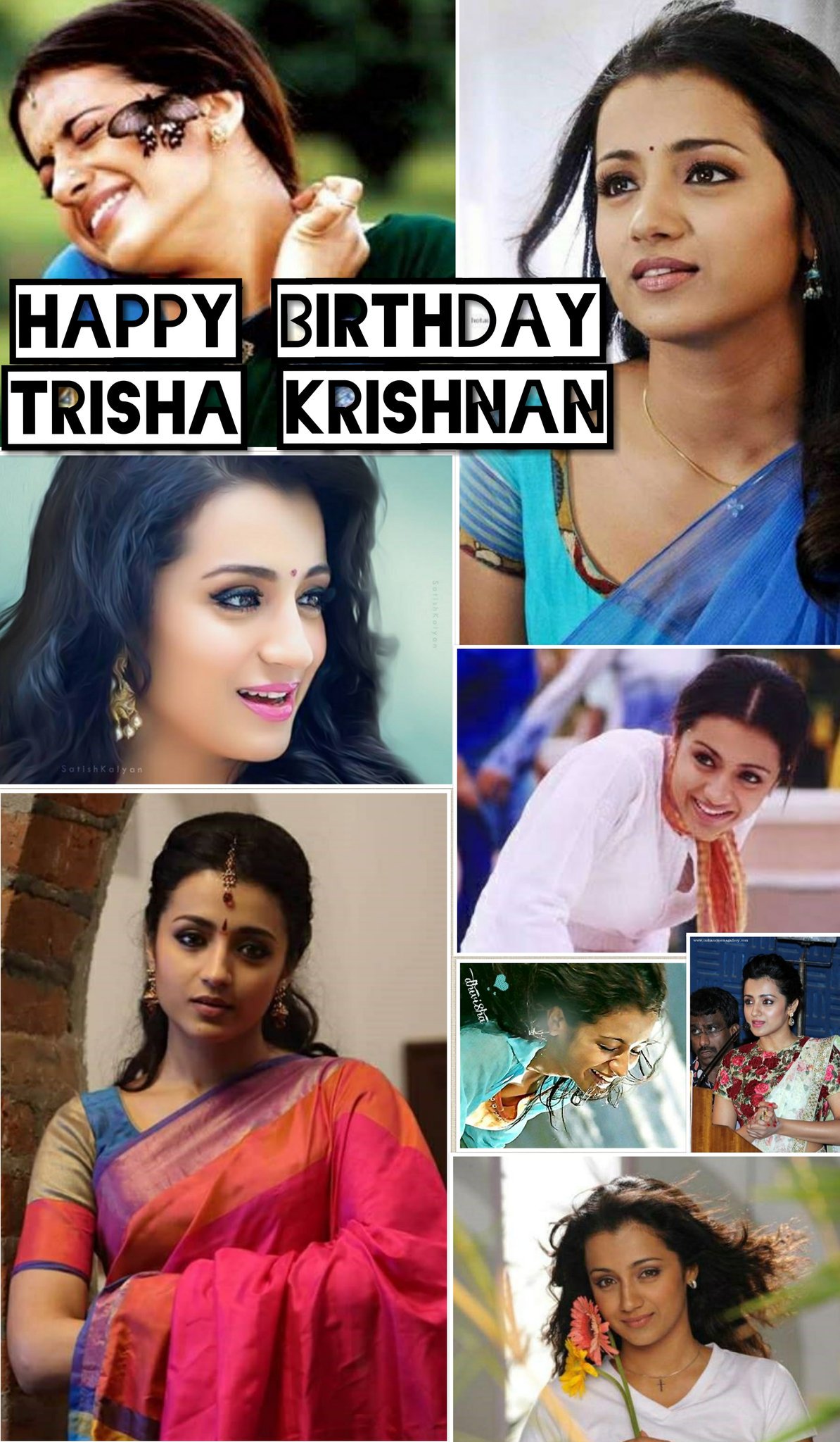 Wish u HappY BirthdaY My Evergreen Queen and sweet darling TRISHA KRISHNAN........ 