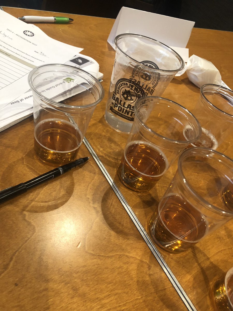 Wow, just experienced a week of tasting training that changed my life 🙈🙈 sounds dramatic but it’s true!! Big thanks to <a href="/aroxaFS/">AROXA™</a> &amp; <a href="/BallastPoint/">Ballast Point Beer</a> for getting my palate in tip-top shape!