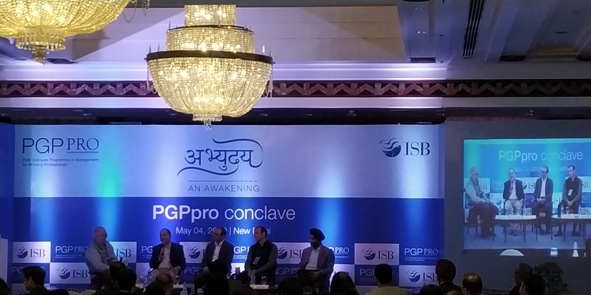 shashwat_gov's tweet image. #AwakenYourself #ISBPGPpro #Abhyudaya2019 @ISBedu 
Panel discussion - Marketing to Millenials