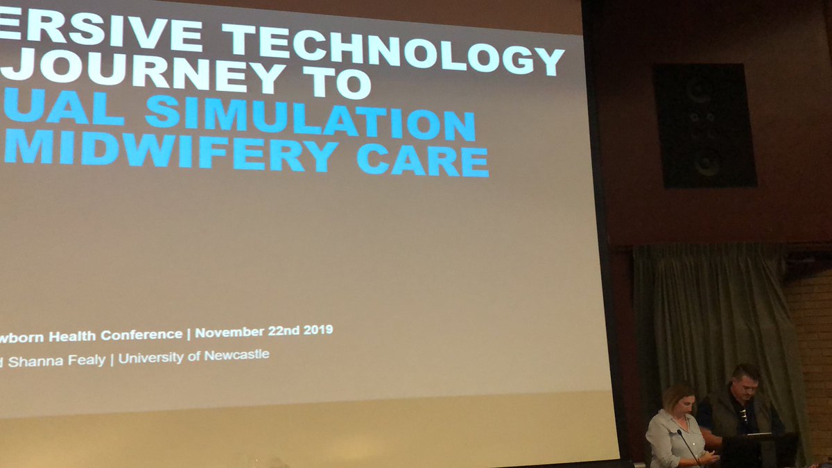 Michell19622382's tweet photo. Shanna Fealy and Donovan Jones. Virtual simulation and midwifery care #wnh19 https://t.co/Vg06IVCLaV