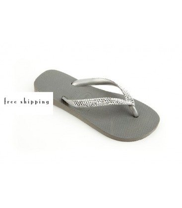silver wedding flip flops
