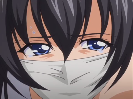 Woman otngagged shaved anime