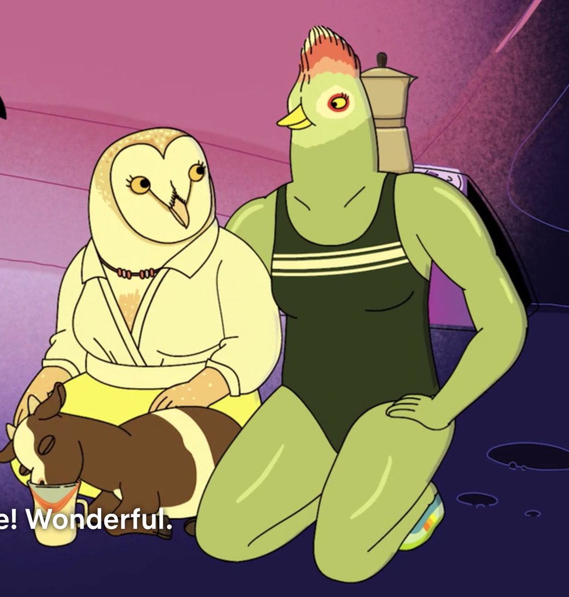 tuca and bertie went straight for my little lesbian jugular having a happil...
