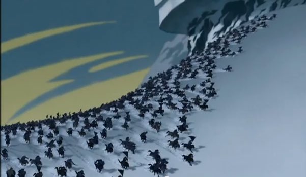 If you turn up your brightness for the game of thrones episode, “The Long Night” it makes a lot more sense!