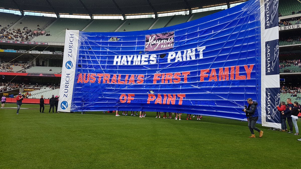 DeeArmy's tweet photo. Rd.7 Runthrough
#AFLDeesHawks #pinkladymatch https://t.co/Qeq40OImCq
