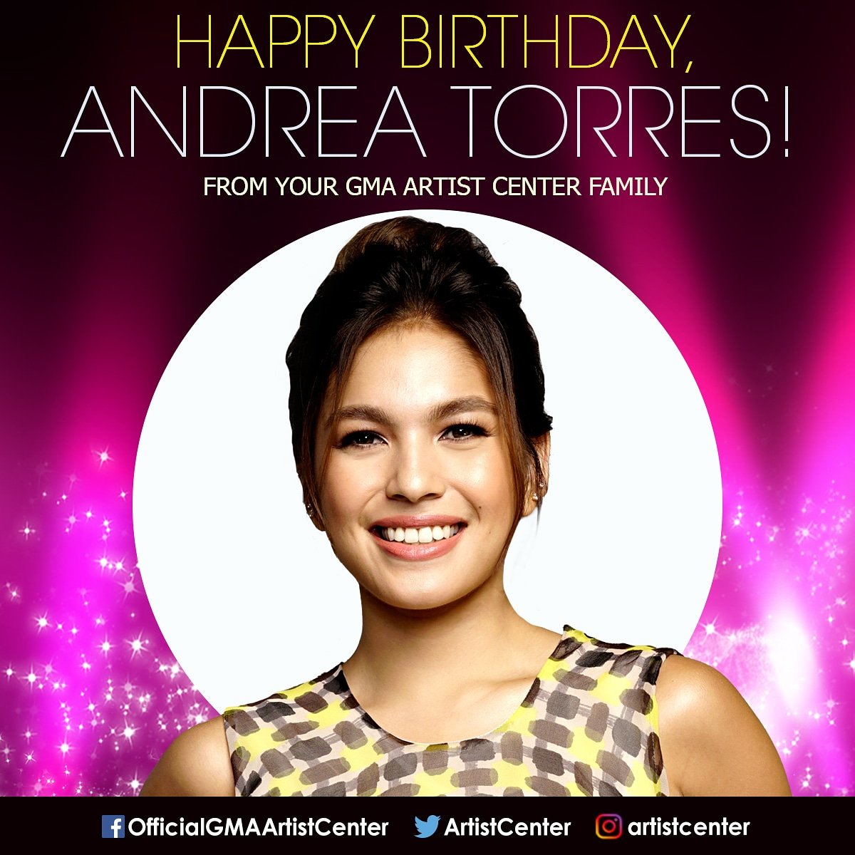 Happy Birthday to star Andrea Torres! 