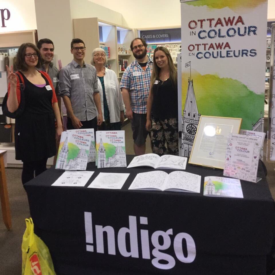 #OTD May 4 2016 I mailed off my contribution to the <a href="/OttawaInColour/">OttawaInColour</a> colouring book. It was a colouring book page that I made of <a href="/idigelgin/">I DIG ELGIN</a> in collaboration with <a href="/MaximeGK/">Maxime G-K</a> &amp; <a href="/JasonCobill/">Jason Cobill</a> &amp; 22 #OttawaArtists
Look for #OttawaInColour this weekend @JanesWalkOtt