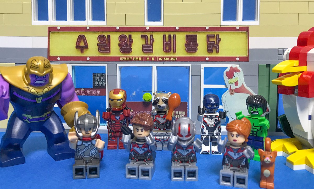 아이언맨 : 이제 타노스도 해결했고...
캡틴 아메리카 : 한국에 왔으니...
토르 : 인사 드리러 가야지!!