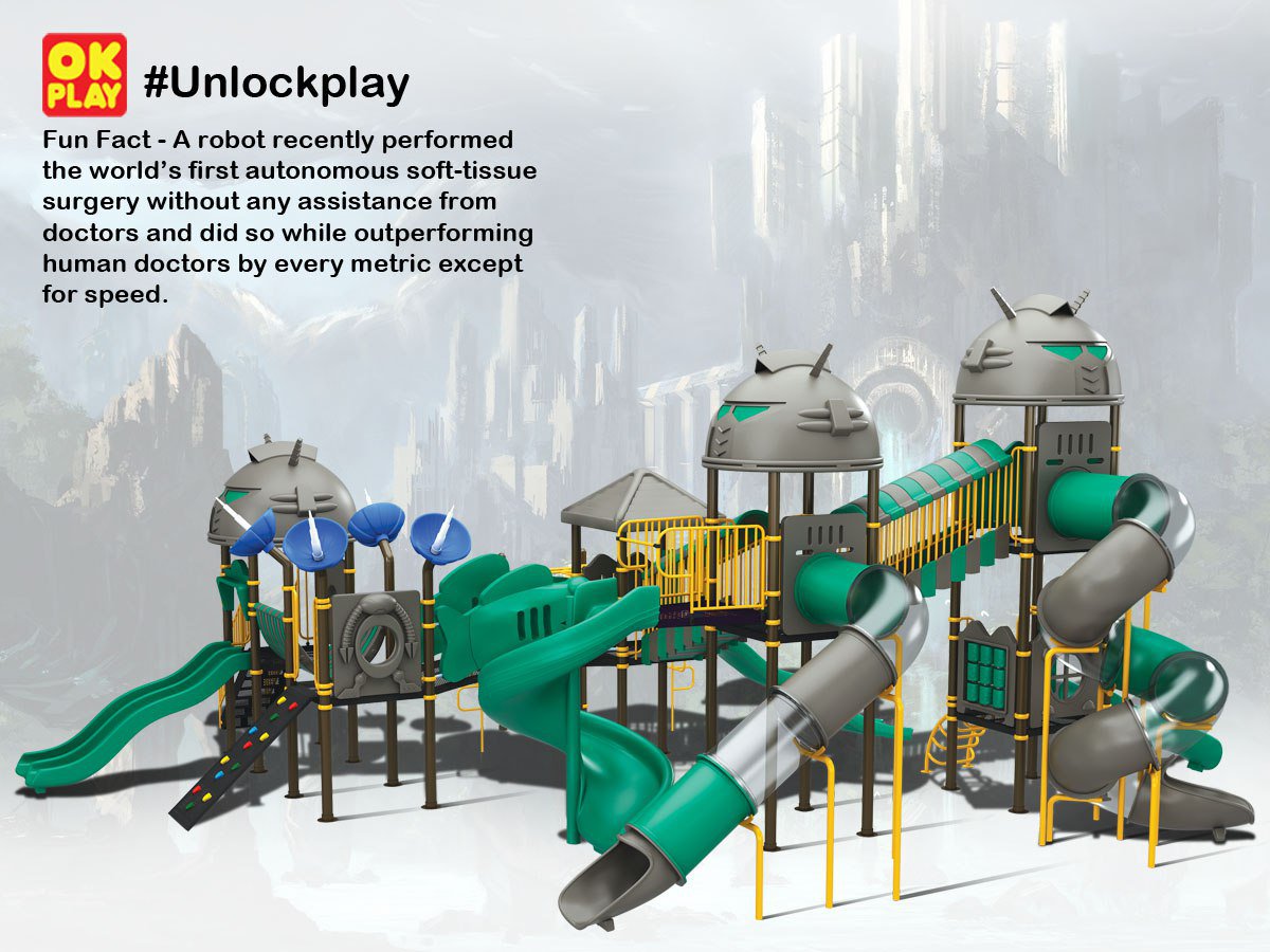OkPlayIndia's tweet photo. Build a playground as interesting as Robot theme. Learn more: https://t.co/zvHL9x0VYN

#playground #playgroundtheme https://t.co/ztbQFgb6Ef