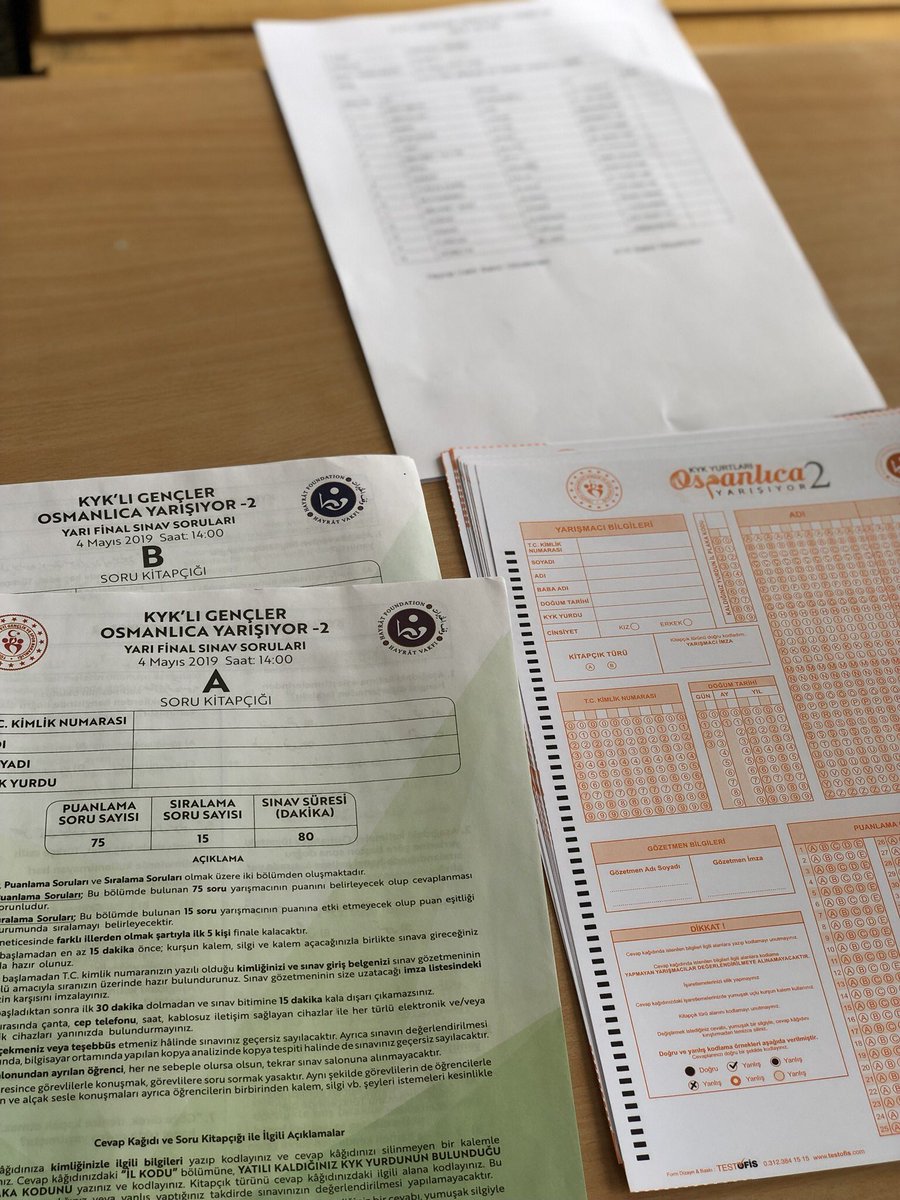 Hazırlıklar tamam #KYKOsmanlıcaYarışıyor