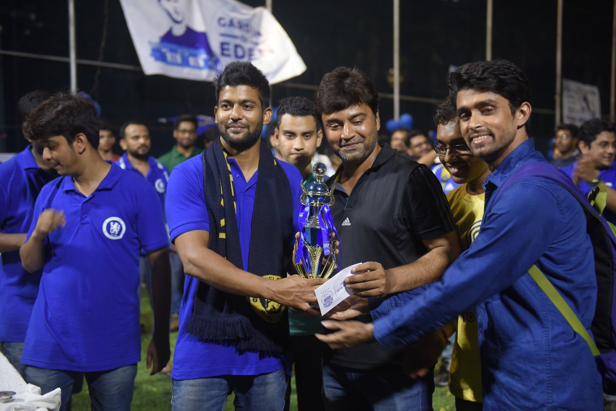 ChelseaIndia's tweet photo. Congratulations CISCK Blue Lions for winning the Inter CISC Futsal Tournament at the Blue Arena 5.
Runner ups for the competition were CISCK-1 who were beaten in a thrilling, final encounter.
@MTVIndia @Vh1_India @ChelseaFC
#BlueArena5 #CFC https://t.co/S50b2fIhjF