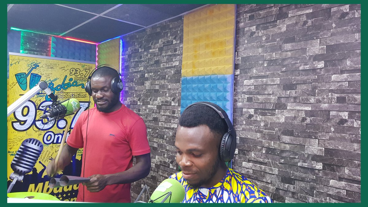 WazobiaOnitsha's tweet photo. Dis na #Igboamaka wit @nwa_eneh x @gigzebuka on top 93.7 @WazobiaOnitsha 

Your #mbadastation 

C.c @HaQuadMumtaz https://t.co/UkAmiDjScj