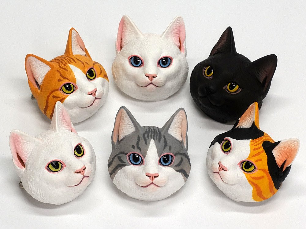 リアルでカワイイ！猫の“顔だけ”フィギュアにここでしか手に入らない