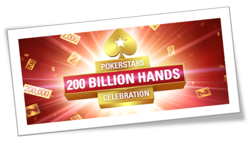 soxavby's tweet photo. La 200 milliardième Main de Pokerstars est pour aujourd'hui ! La room l'affiche dès l'ouverture du soft, en notification, mails, ... 
Avec 2 millions de mains jouée chaque heure selon Pokerstars, l'évènement devrait être fêté à... 14h00.

Vous faites quoi dans l'heure qui vient ? https://t.co/F9082vo6x4