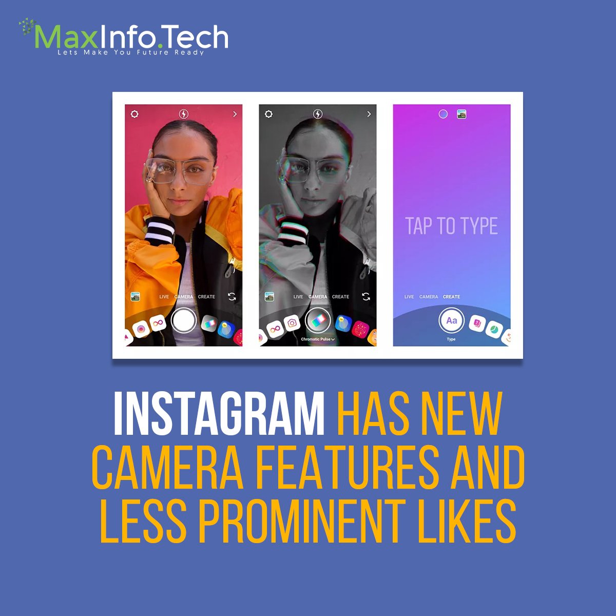 maxinfot's tweet image. Now you’ll be able to build your own Instagram camera effects!
.
.
#instagram #instagramcamera #instagramcameraeffects #instagramupdate #technology #socialnetworks #maxitfutureready