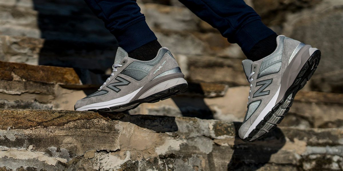 new balance 990 v5 on feet