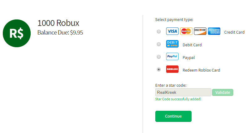 Free Robux Roblox Star Codes 2021