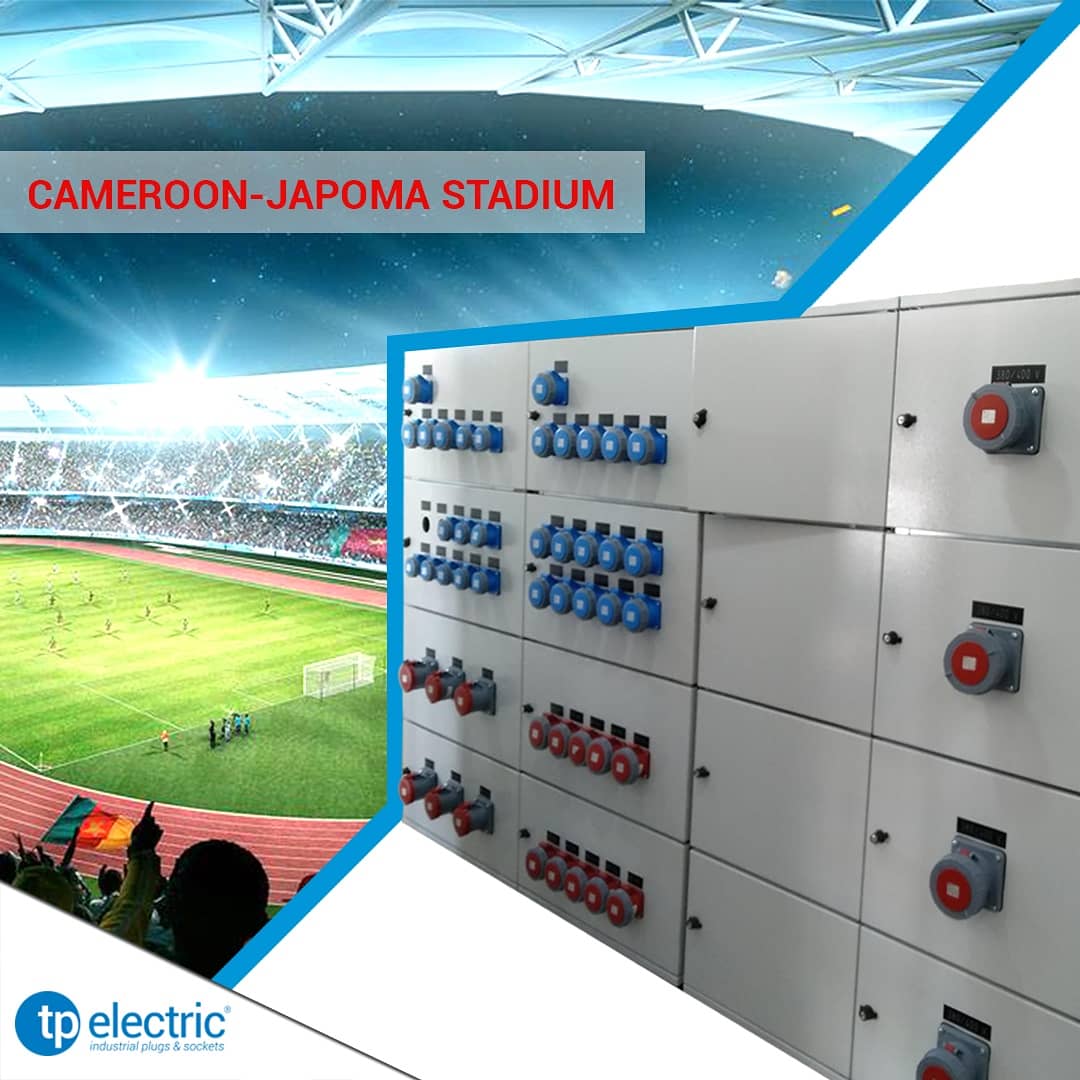 tpelectric's tweet photo. The largest sports complex in Cameroon with a capacity of 50 thousand people, the Japoma Stadium; Tp Electric products were preferred in live broadcast supply panel.
#tpelectric #devpan #devpanpano #izmir #elektrik #electric #industrialplugs #güvenilirendüstriyelbağlantı https://t.co/dgUQpTB2sO