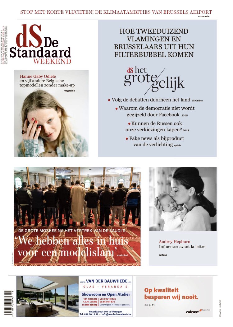 Het is zover. De dag van Het Grote Gelijk. Straks ontmoeten bijna 2.000 tegenpolen elkaar in Vlaanderen en Brussel. Spannend en waardevol sociaal experiment. Lees er alles over in de (nogal straffe) weekendkrant van <a href="/destandaard/">De Standaard</a>. En live te volgen via standaard.be