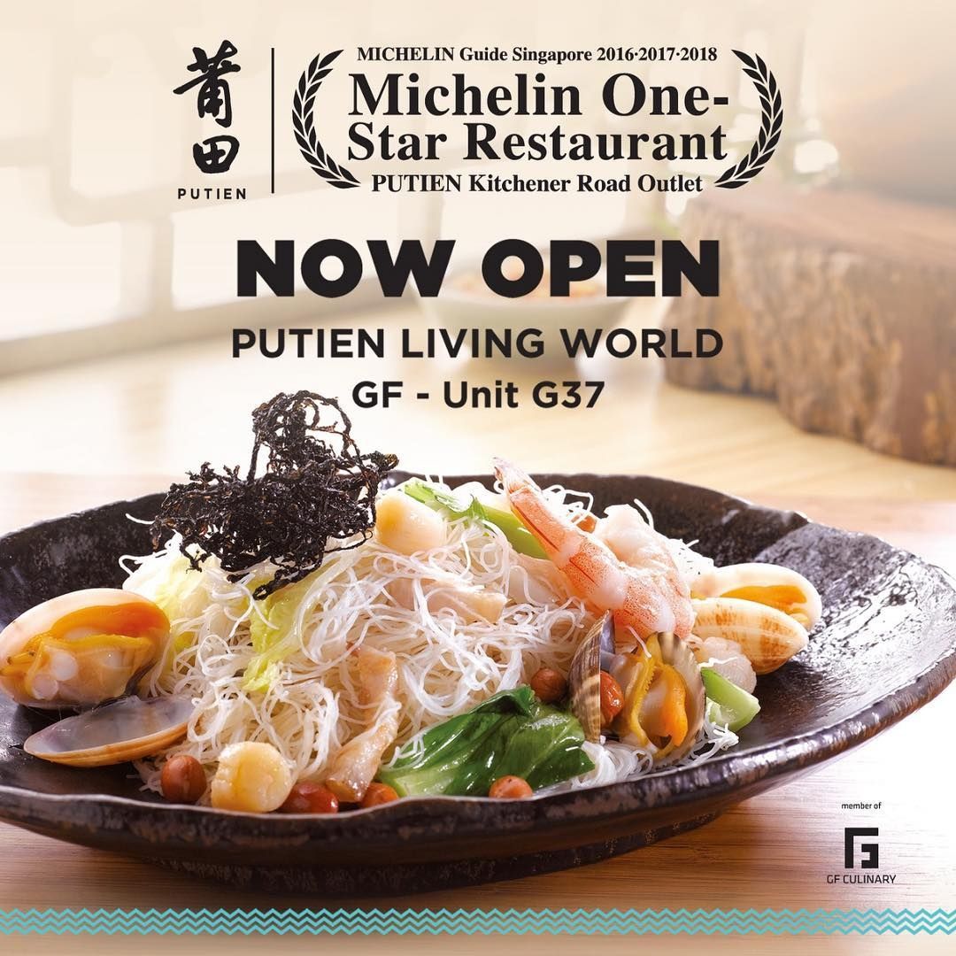 thelivingworld's tweet photo. Now Open at Loft De Luxe, Living World GF.
PUTIEN, Michelin One Star Restaurant
😍🤩👨👩👧🧒
#nowopen #putien #michelinstar #restaurant https://t.co/xqJ5WmVAEy