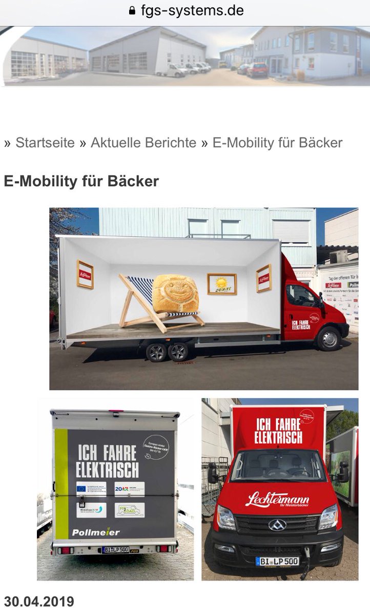 Netzwerkerin_MK's tweet photo. Mit d Kooperationspartner #FGSFahrzeugbau können auch Bäcker Kunden nun vollelektrisch mit #MaxusEV80 anfahren - Klasse @ACK_MOGEoK 👏
#EMobilität #MaxusEV80 @HwkSaarland @Baeckerhandwerk @hwk_stuttgart @hwk_trier @Stadt_Konstanz @uliburchardt @ElectriveNet @stang2k @RamonaPop https://t.co/SeNW3rSp3G