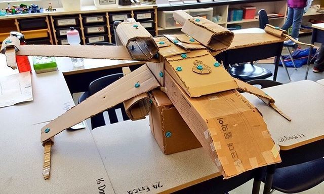 Makedo's tweet photo. A May the 4th message for our intergalactic Makedo heroes...
"Great shot, kid - that was one in a million!"
via @davidg_h (twitter)
#maythe4th #maythefourth #cardboardstarwars #cardboardxwing #xwing #cardboardcreativity #creativecardboard #playfulcreativity #creativeplay #caโฆ https://t.co/L4HG1WPD9K