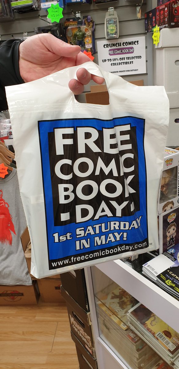 #FreeComicBookDay is a go! #crunchcomics