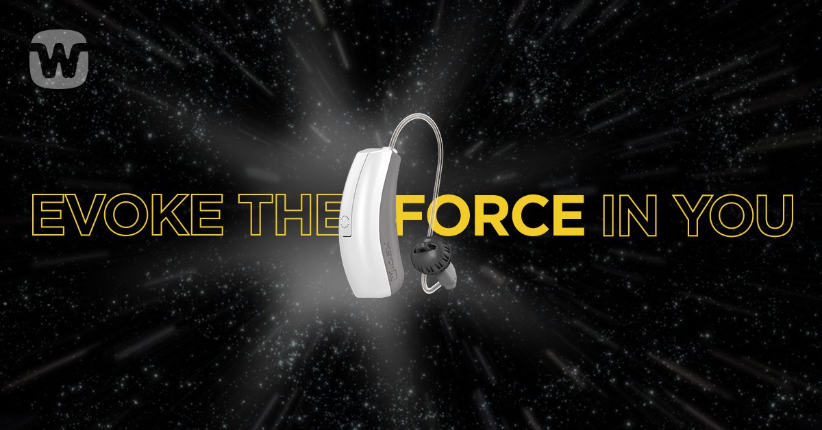 It’s international Star Wars day! #RealLifeHearing #WIDEXEVOKE #SoundSenseLearn #starwarsday